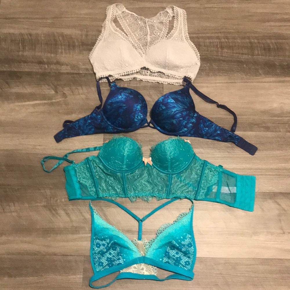 Lot of 4 sexy VS bras